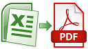 Excel to PDF Logo