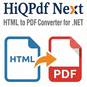 HiQPdf Next HTML to PDF Converter for .NET Logo