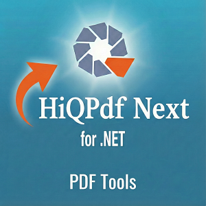 HiQPdf Next PDF Processor Library for .NET Logo
