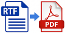 RTF to PDF Logo